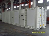 两台500KW康明斯并车静音集装箱式发电机组（集装箱式静音发电机组）